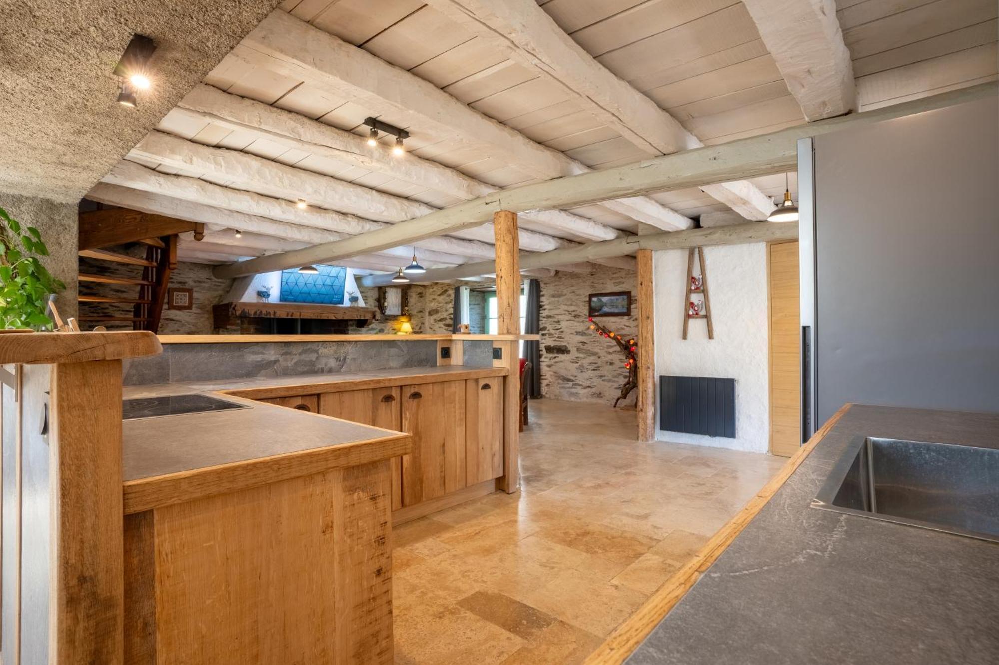 Grange Renovee En Gite/Maison/Chalet أرو المظهر الخارجي الصورة