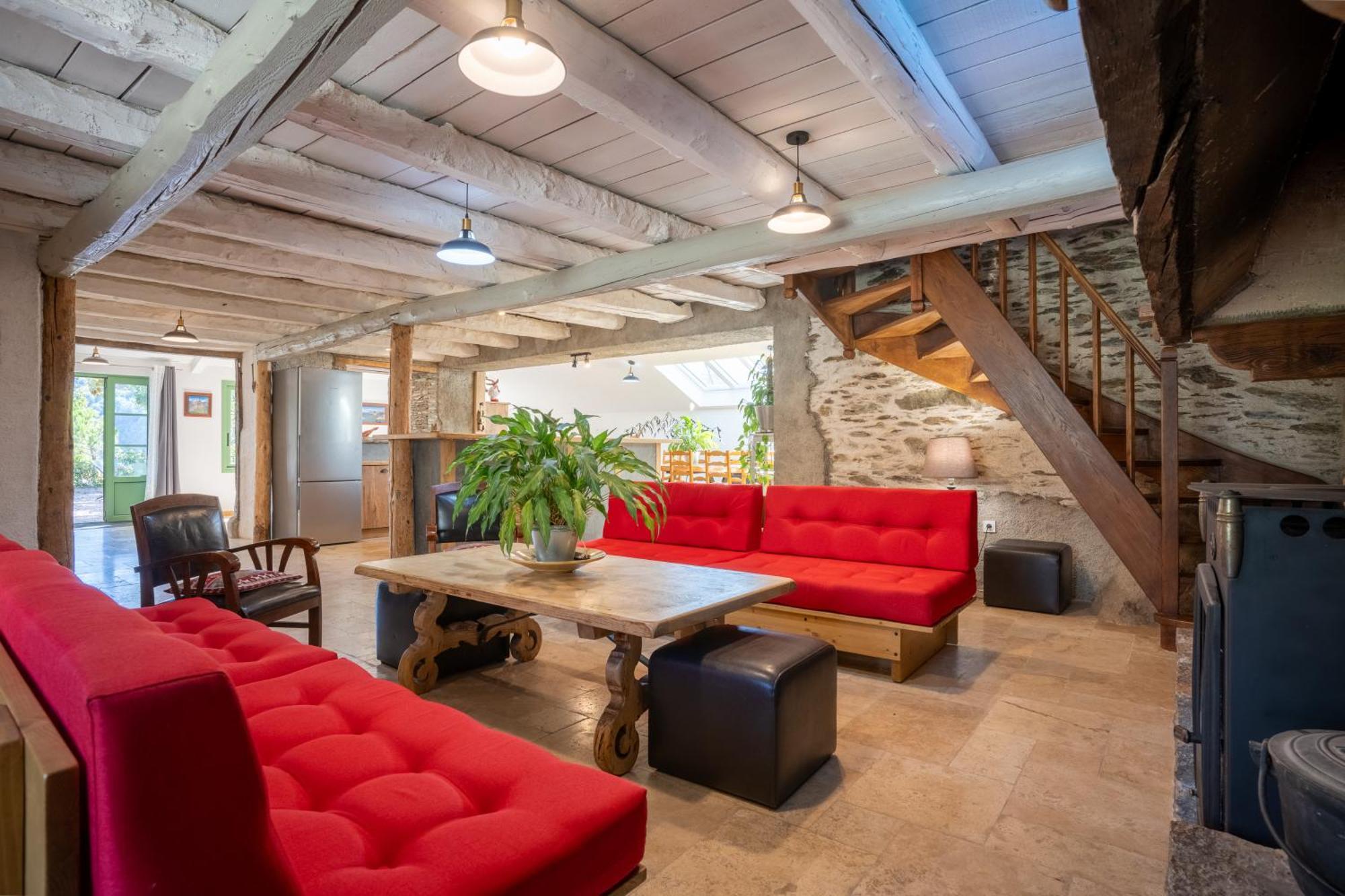 Grange Renovee En Gite/Maison/Chalet أرو المظهر الخارجي الصورة